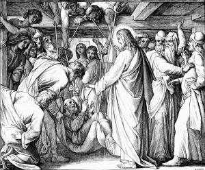 Jesus healing